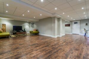 Low Ceiling Basement Remodel