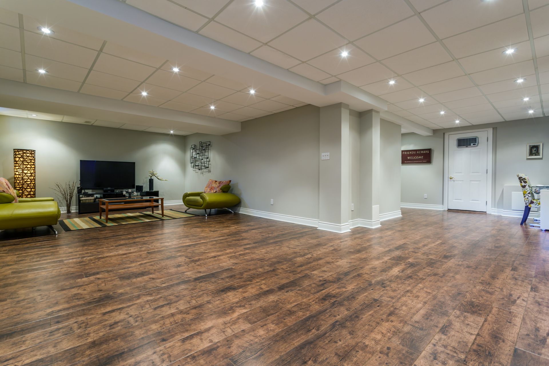 Low Ceiling Basement Remodel